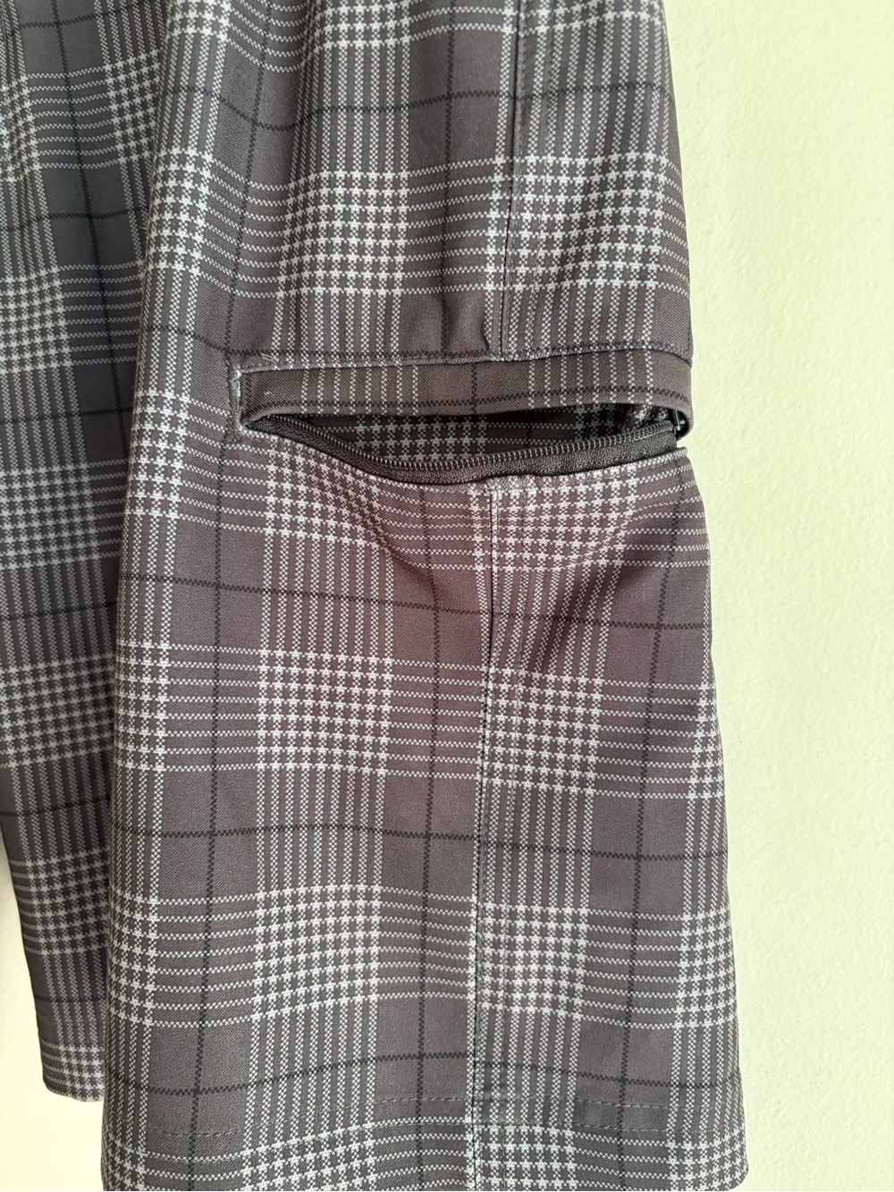 Pebble Beach Performance Men's Gray Plaid Golf Shorts Size 34 - Picture 3 of 6